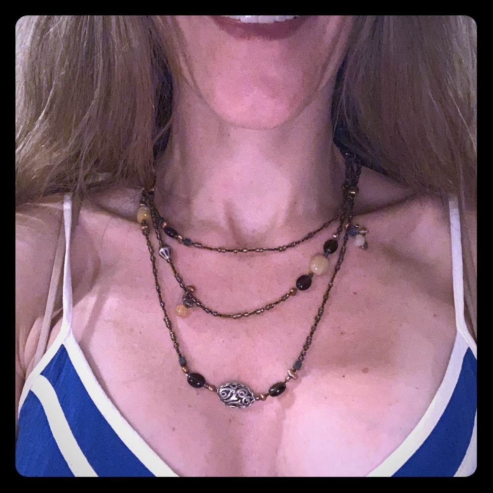 NEW Beautiful Silpada Beaded Necklace